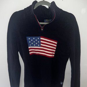 Polo Ralph Lauren USA Flag Sweater Size S